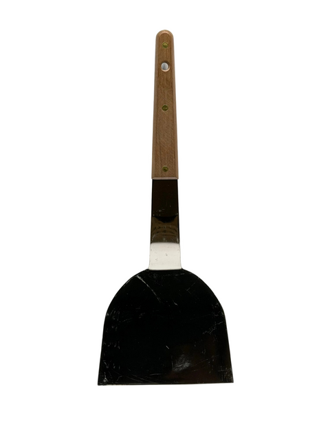 Spatule teppan acier manche bois