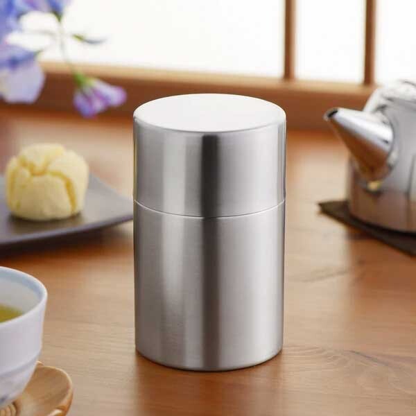 Boîte à thé inox avec cuillère