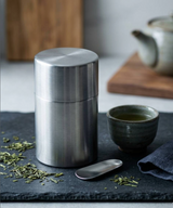 Boîte à thé inox avec cuillère