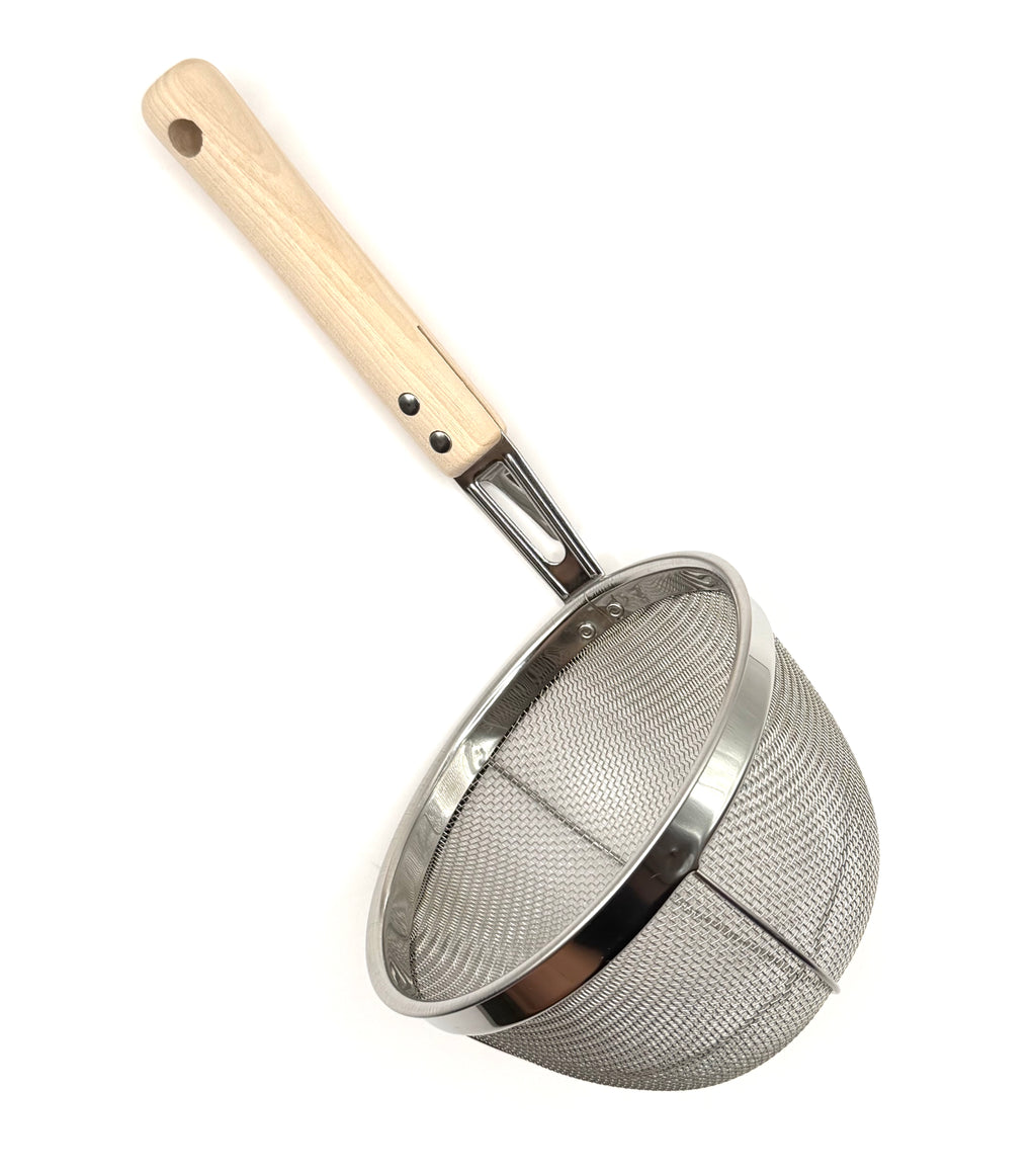 Passoire à miso, manche bois
