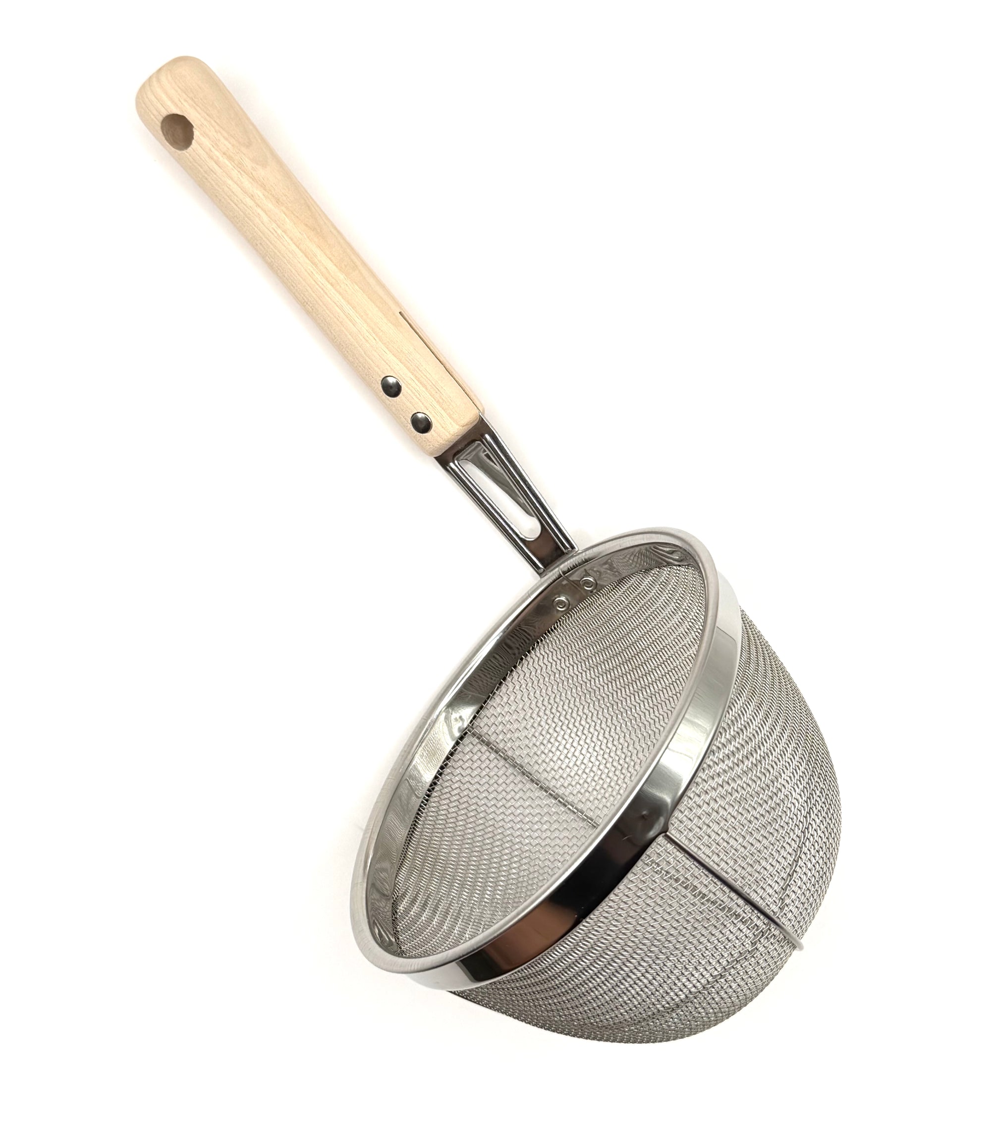 Passoire à miso, manche bois