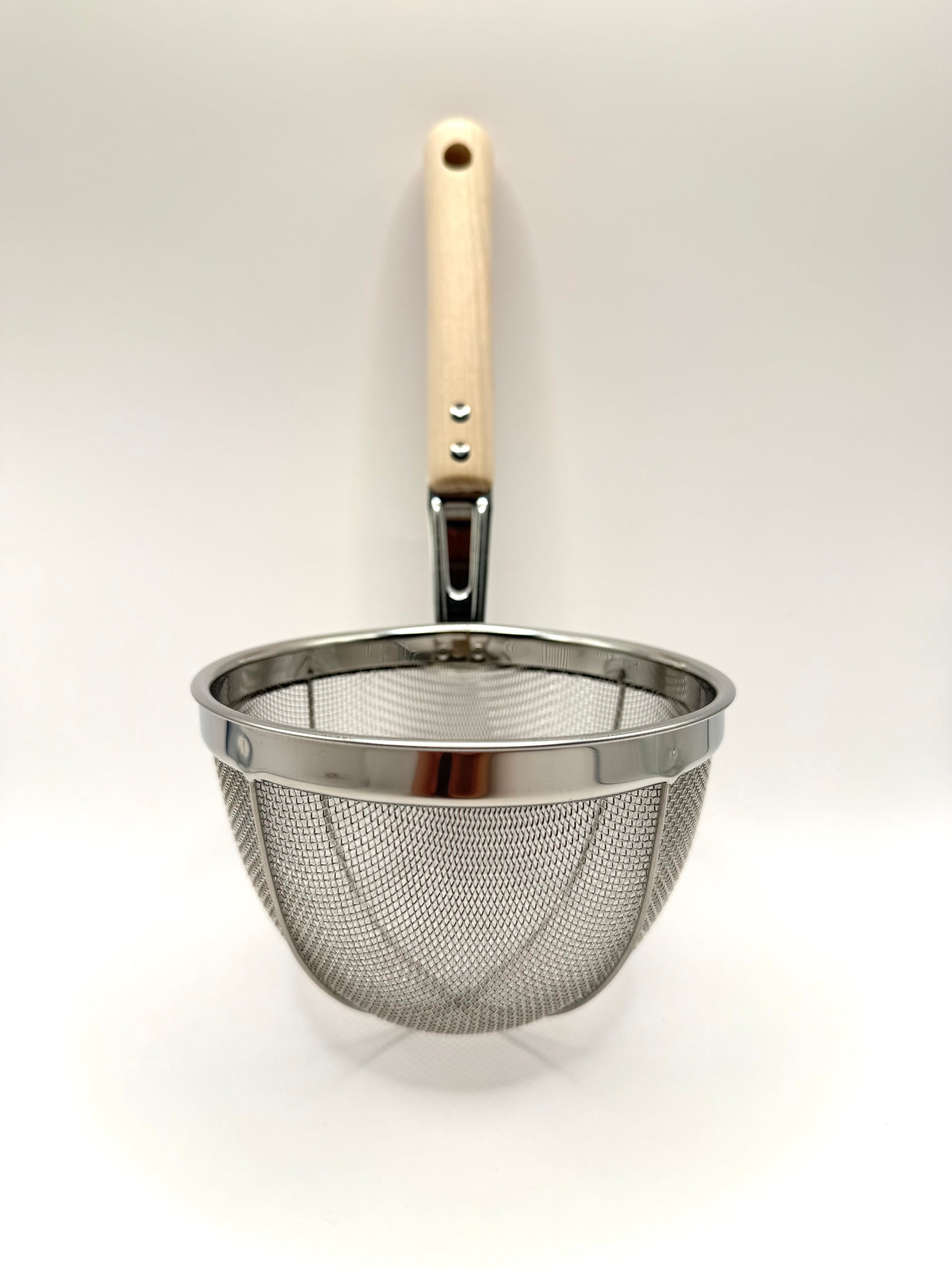 Passoire à miso, manche bois