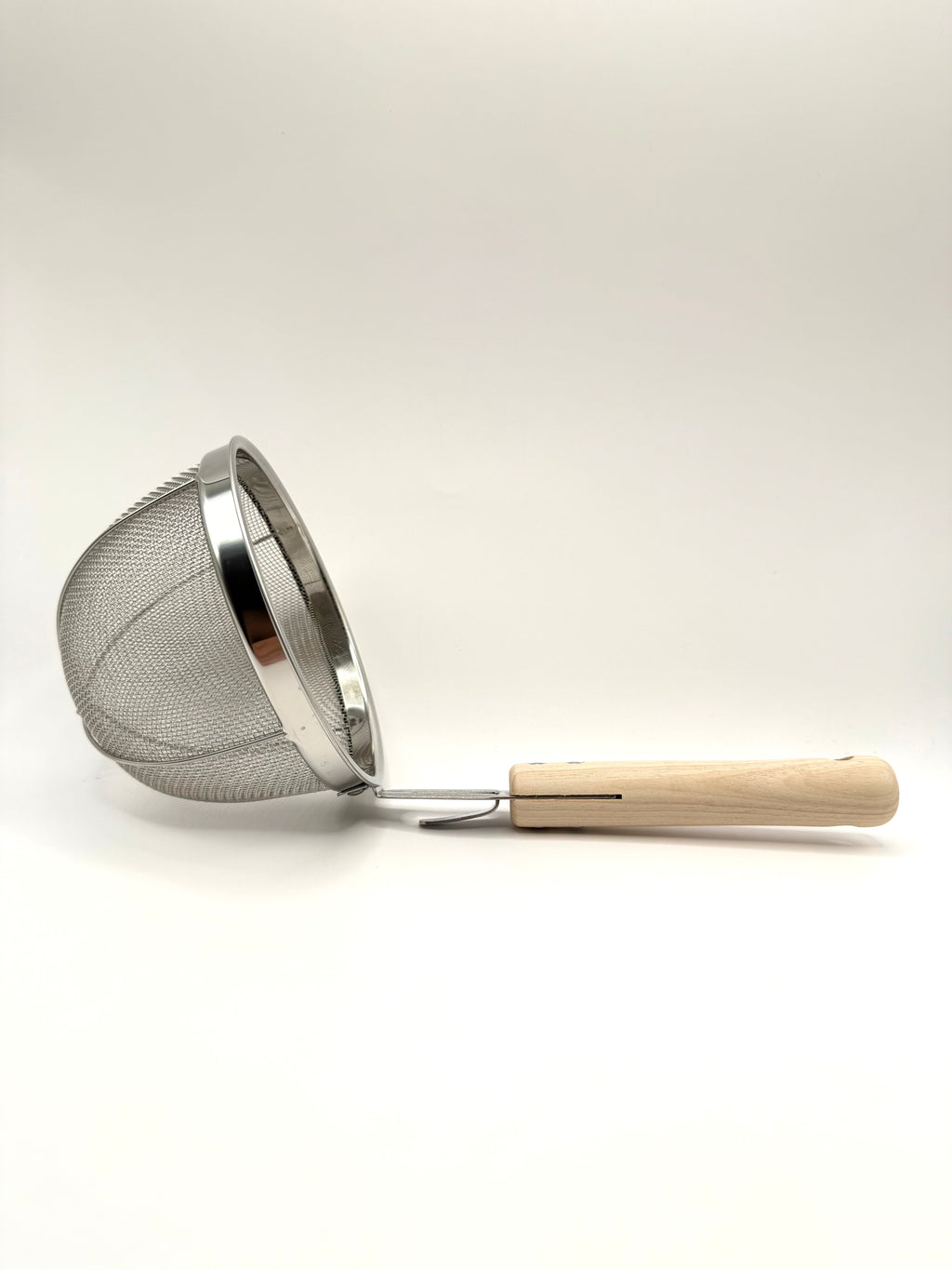 Passoire à miso, manche bois