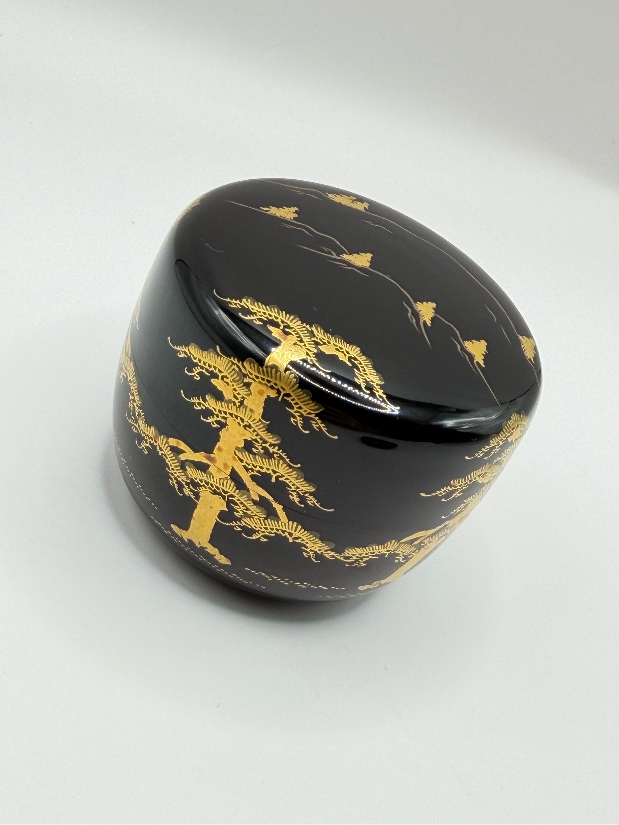 Lot natsume et kōgō en laque