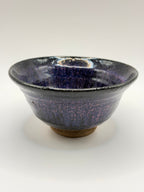 Chawan en grès, glaçure tenmoku