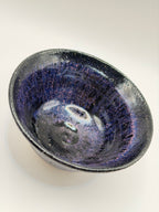Chawan en grès, glaçure tenmoku