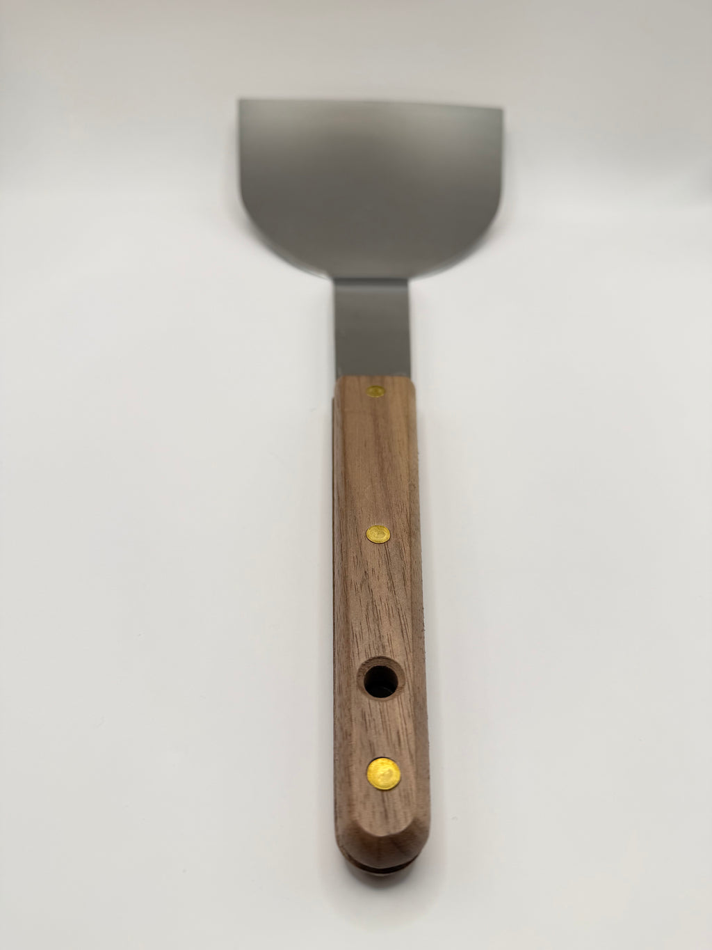 Spatule teppan acier manche bois, vue 12