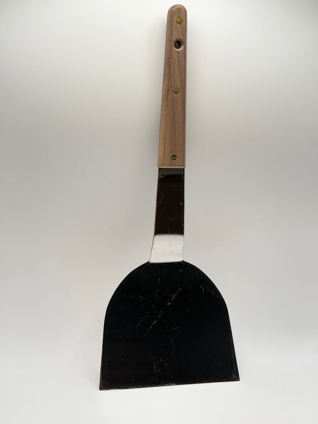 Spatule teppan acier manche bois, vue 9