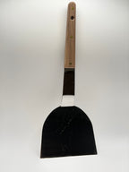 Spatule teppan acier manche bois, vue 9