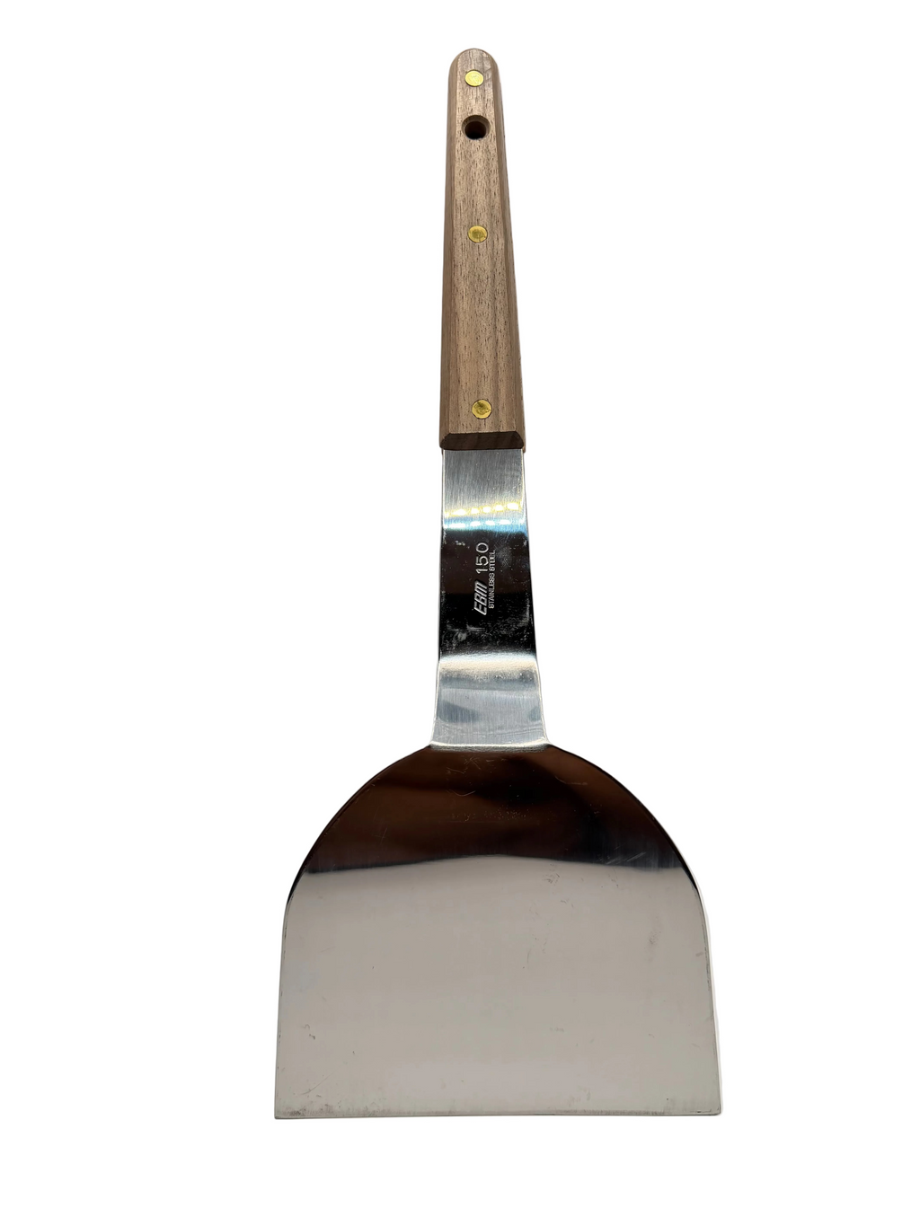 Spatule teppan acier manche bois, vue 2