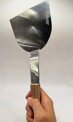 Spatule teppan acier manche bois, vue 11