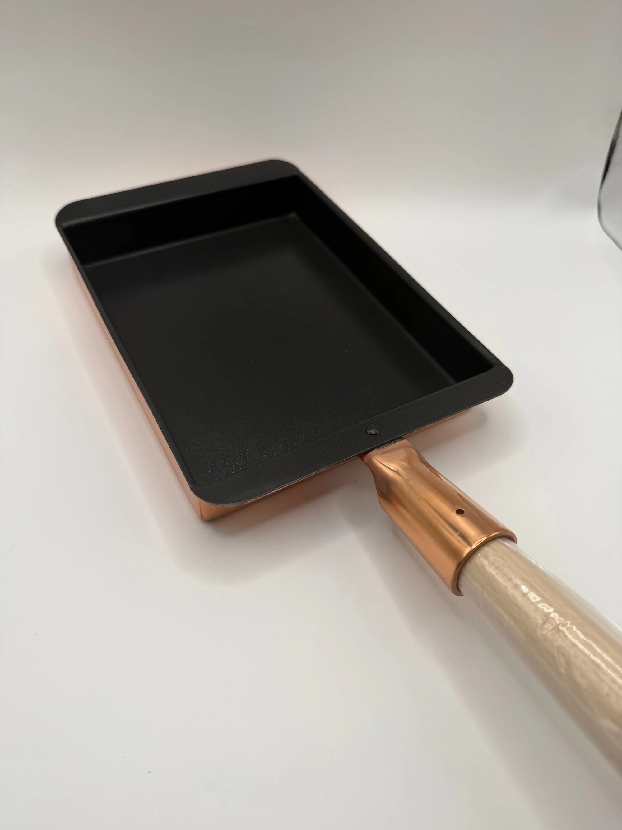 Poêle tamagoyaki cuivre, manche bois