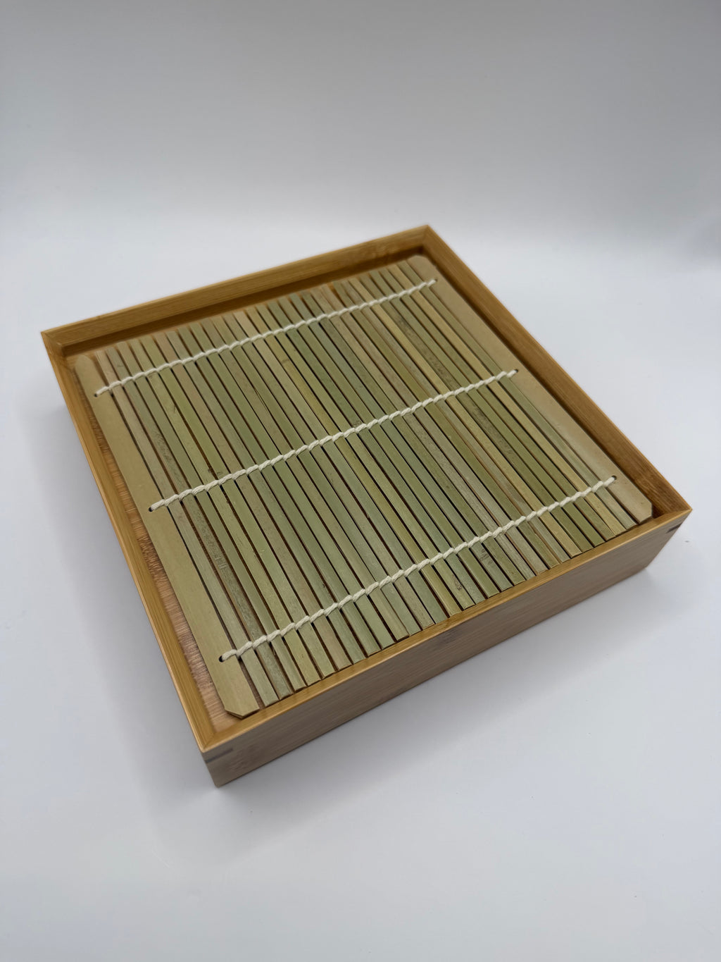 Plateau à soba en bambou 20x20