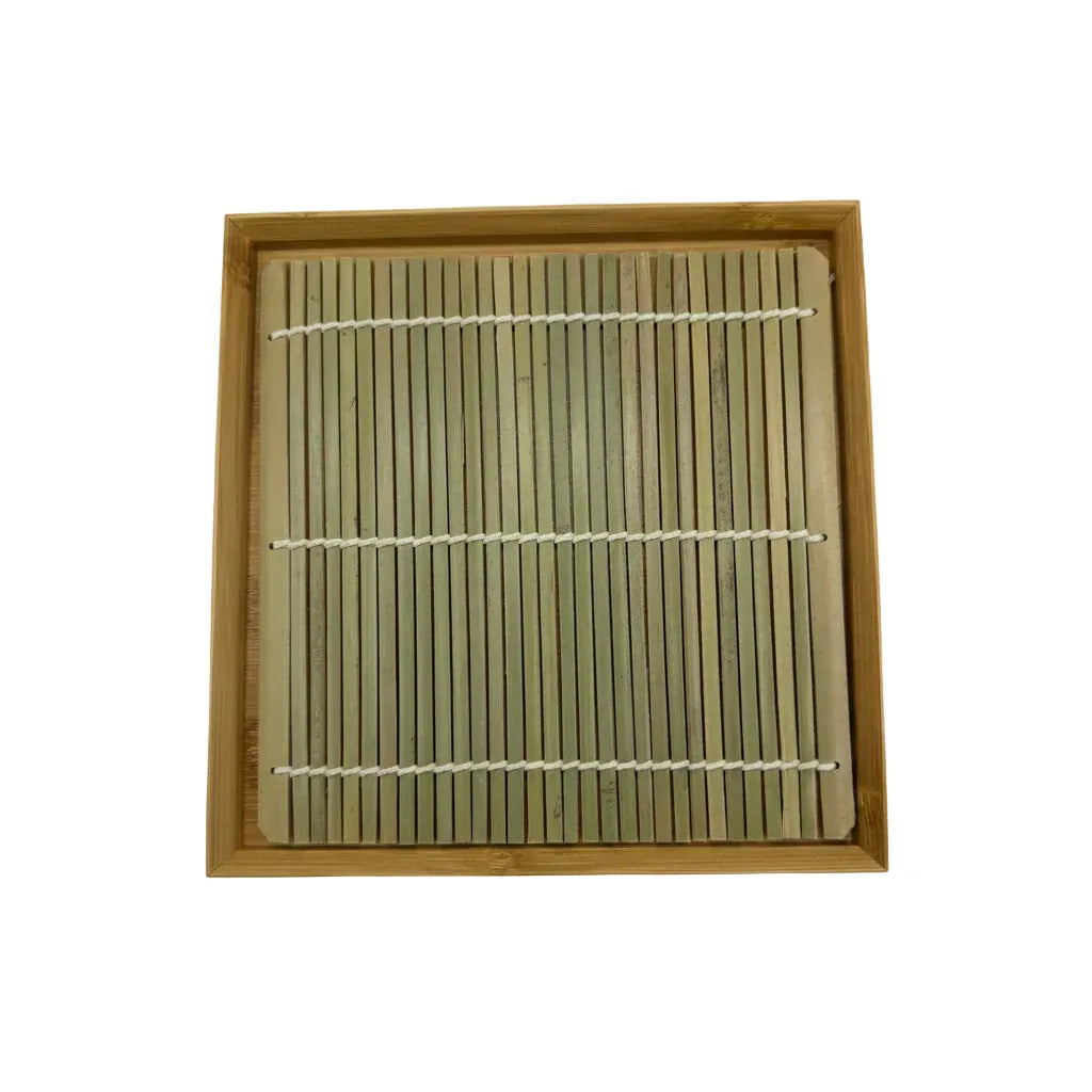 Plateau à soba en bambou 20x20