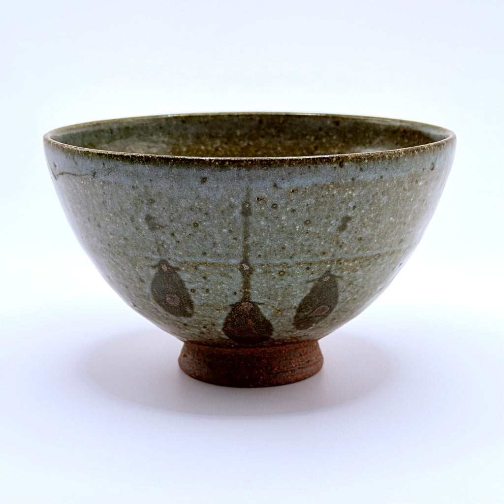 Bol japonais cendré ancien, Pièce Vintage de Collection