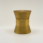 Pot à Matcha Doré à la Laque, Pièce Vintage de Collection
