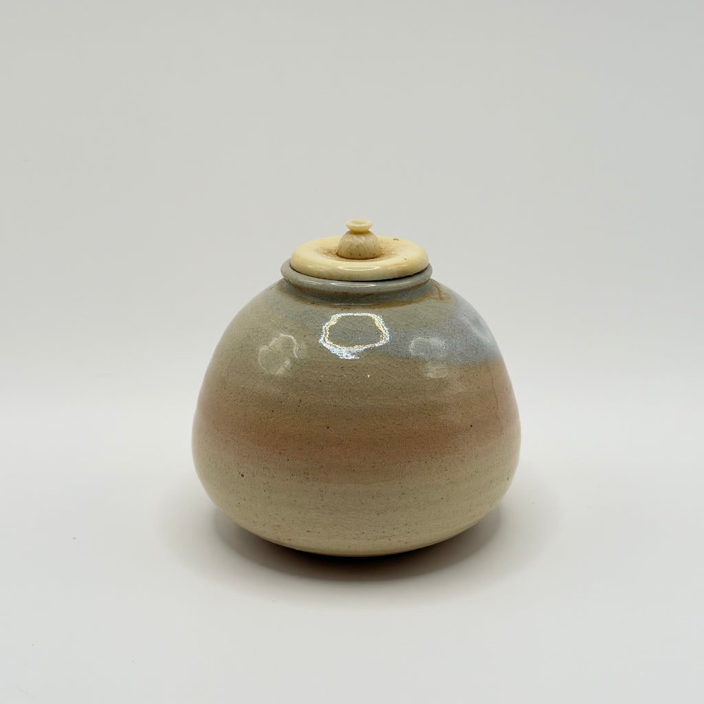 Pot à Matcha Sphérique Glaçure Nacrée