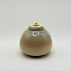 Pot à Matcha Sphérique Glaçure Nacrée