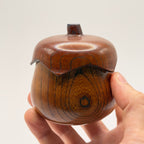 Pot à Matcha Sculpté en Forme de Gland