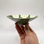 Coupe à Matcha Céladon, Décor Libellules