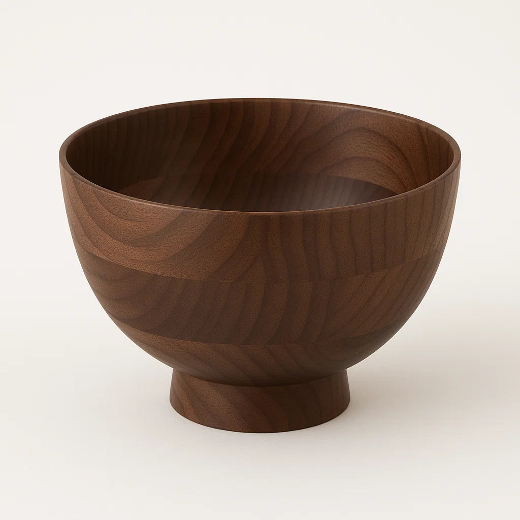 Bol Hikiyose en bois tourné