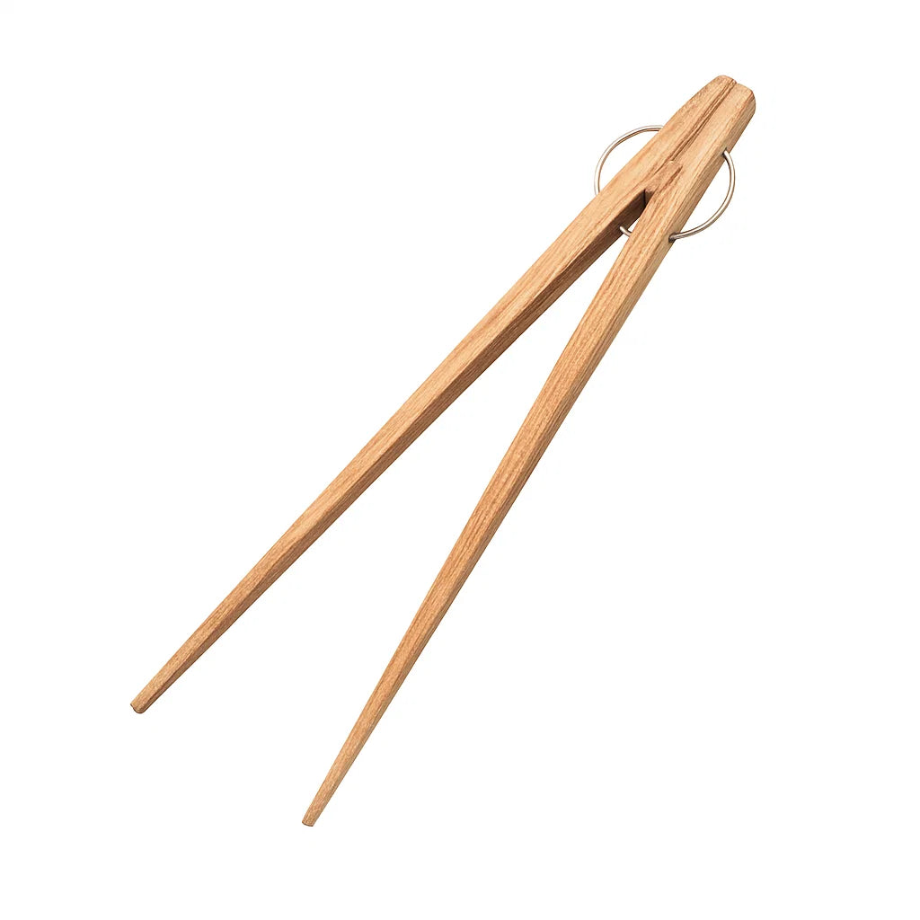 Pince à servir en bois